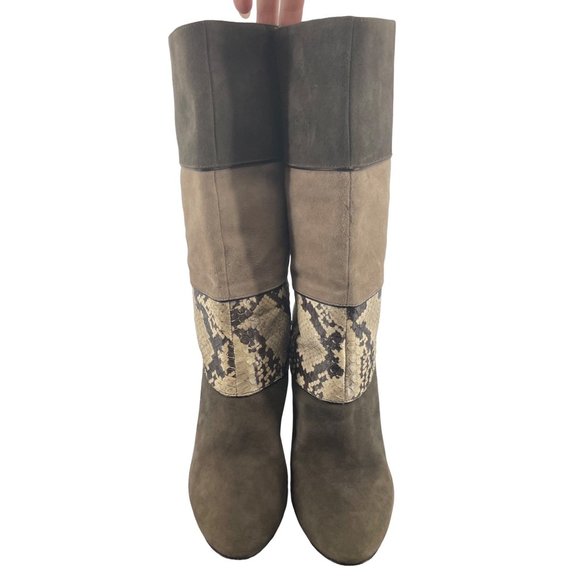 Jean-Michel Cazabat Designer Rosalba Size 38 (7.5/8) Leather & Snakeskin Boot - Picture 5 of 9